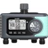 imageRAINPOINT Sprinkler Timer 4 Outlets Hose Timers 4 Zone Water Timer for Watering with Rain DelayManualAutomatic Timed Irrigation Controller System for LawnSky Blue