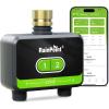 imageRAINPOINT Bluetooth Water Timer for Garden Hose Smart Hose Timer 2 OutletNot Hub Wireless Sprinkler Watering Timer with Rain Delay Automatic Irrigation System for Lawns and Yard
