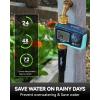 imageRAINPOINT Sprinkler Timer 100 Metal Water Pipe Water Timer for Garden Hose Programmable Hose Timer with Manual WateringRain Delay Automatic Drip Irrigation System for Lawn 1 Outlet