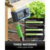 imageRAINPOINT Sprinkler Timer 100 Metal Water Pipe Water Timer for Garden Hose Programmable Hose Timer with Manual WateringRain Delay Automatic Drip Irrigation System for Lawn 1 Outlet