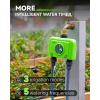 imageRAINPOINT WiFi Water Timer for Garden Hose 2 Zone Smart Hose Timer WiFi Sprinkler Controller with Antenna Gateway APP Remote Control WeatherBased Smart Watering System for Lawn and YardGreen