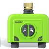 imageRAINPOINT WiFi Water Timer for Garden Hose 2 Zone Smart Hose Timer WiFi Sprinkler Controller with Antenna Gateway APP Remote Control WeatherBased Smart Watering System for Lawn and YardGreen