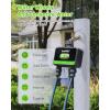 imageRainPoint WiFi Water Timer for Garden Hose 2Zone Smart Sprinkler Timer WiFi Irrigation Controller Automatic Watering System for Lawns and YardGreen