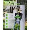 imageRainPoint WiFi Water Timer for Garden Hose 2Zone Smart Sprinkler Timer WiFi Irrigation Controller Automatic Watering System for Lawns and YardGreen