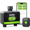 imageRainPoint WiFi Water Timer for Garden Hose 2Zone Smart Sprinkler Timer WiFi Irrigation Controller Automatic Watering System for Lawns and YardGreen