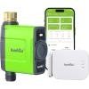 imageRAINPOINT WiFi Water Timer for Garden Hose Smart Sprinkler Timer with WiFi Antenna Gateway Automatic Irrigation Controller APP Remote Control WeatherBased Smart Watering for Lawn GardenGreen
