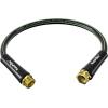 imageRAINPOINT Short Leader Garden Hose 3ft x 58quot Water Hose Heavy Duty Flexible Lightweight Durable Hybrid Hose with Swivel Handle for Yard Car Wash Pets No Kink Female to Female Fittings3FT