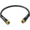 imageRAINPOINT Short Leader Garden Hose 3ft x 58quot Water Hose Heavy Duty Flexible Lightweight Durable Hybrid Hose with Swivel Handle for Yard Car Wash Pets No Kink Female to Female Fittings3FT