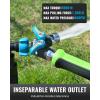 imageRAINPOINT Garden Hose Splitter 2 Way Heavy Duty Water Hose Y Spigot Splitter with Shutoff Valves 100 Metal Body Outdoor Faucet Splitter 19quot Extra Long Metal Handle 34quot GHT Thread 2 OrangeBlue