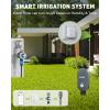 imageRAINPOINT Bluetooth Soil Moisture Meter 2in 1 Soil MoistureAir Temperature Meter with App Remote Monitor20 Plants Database Can Be Used with WiFi HubModelTWG009 and Water TimerModelITV102b