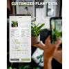 imageRAINPOINT Bluetooth Soil Moisture Meter 2in 1 Soil MoistureAir Temperature Meter with App Remote Monitor20 Plants Database Can Be Used with WiFi HubModelTWG009 and Water TimerModelITV102b
