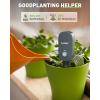 imageRAINPOINT Bluetooth Soil Moisture Meter 2in 1 Soil MoistureAir Temperature Meter with App Remote Monitor20 Plants Database Can Be Used with WiFi HubModelTWG009 and Water TimerModelITV102b