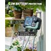 imageRAINPOINT 3 Zone Water Timer with Brass Inlet and Outlet 3 Custom Watering Plans Sprinkler Timer Featuring IP65 WaterproofRain Delay Manual ampamp Automatic Watering with Large LCD Display for YardMetal