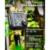 imageRAINPOINT Sprinkler Timer with Brass Inlet and Outlet  2025 Upgraded Digital Hose Timer Featuring 3 Programs Rain Delay Manual and Automatic Watering System for Garden and Yard Irrigation