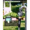 imageRAINPOINT Water Flow Meter 5 Accuracy Measure Consumption and Flow Rate up to 99999 GallonLiter Water Meter for RV Garden Hose Pool Lawn Sprinkler ampamp Nozzle Sprayer