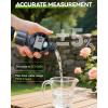 imageRAINPOINT Water Flow Meter 5 Accuracy Measure Consumption and Flow Rate up to 99999 GallonLiter Water Meter for RV Garden Hose Pool Lawn Sprinkler ampamp Nozzle Sprayer