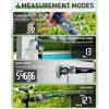 imageRAINPOINT Water Flow Meter 5 Accuracy Measure Consumption and Flow Rate up to 99999 GallonLiter Water Meter for RV Garden Hose Pool Lawn Sprinkler ampamp Nozzle Sprayer