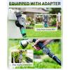 imageRAINPOINT Water Flow Meter 5 Accuracy Measure Consumption and Flow Rate up to 99999 GallonLiter Water Meter for RV Garden Hose Pool Lawn Sprinkler ampamp Nozzle Sprayer