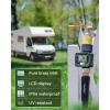 imageRAINPOINT Water Flow Meter with Brass Inlet 5 Accuracy Max Measured Consumption of 99999 GallonLiter Water Meter for RV Tank Filling Garden Hose Watering Lawn Sprinkler ampamp Nozzle Sprayer