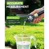 imageRAINPOINT Water Flow Meter with Brass Inlet Water Meter for RV Tank Filling Garden Hose Watering Lawn Sprinkler ampamp Nozzle Sprayer 5 Accuracy Max Measured Consumption of 99999 GallonLiter