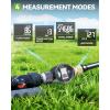 imageRAINPOINT Water Flow Meter with Brass Inlet Water Meter for RV Tank Filling Garden Hose Watering Lawn Sprinkler ampamp Nozzle Sprayer 5 Accuracy Max Measured Consumption of 99999 GallonLiter