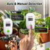 imageRAINPOINT Smart Digital Wireless Plant Moisture Meter Houseplant IndoorWiFi Hub NeededCapacitive ProbeLeavein Soil Hygrometer SensorRealtime Monitor Humidity Tester Outdoor GardeningThermoHygrometer  Sensor Set