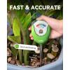 imageRAINPOINT Soil Moisture Meter for Plants  Accurate Plant Water Meter for Houseplants and Outdoor PlantsGardeningFarmingNo Batteries NeededGreenGreen