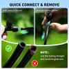 imageRAINPOINT QuickConnect 14 Drip Irrigation Tubing Adjustable Water Flow Rate Accessories KitExpansion Kit Pack for Extra 10 Plants Dripline Tubing ID 16  4mm ampamp OD 14  6mm