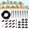imageRAINPOINT QuickConnect 14 Drip Irrigation Tubing Adjustable Water Flow Rate Accessories KitExpansion Kit Pack for Extra 10 Plants Dripline Tubing ID 16  4mm ampamp OD 14  6mm