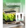 image:imageRAINPOINT 100 Pack Grow Sponges for Hydroponics  Hydroponic Sponges for Aerogarden and All Brand  with 100 PCS Planting Cotton 100 PCS LightBlocking Paper 1 PCS Tweezers105 PCS