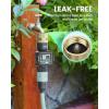 image:imageRAINPOINT Brass Water Flow Meter  Measure GallonLiter Consumption for RV Filling Garden Watering amp Sprinklers