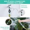 image:imageRAINPOINT Water Flow Meter Water Meter for Garden Hose Flow Meter to Meassure GallonLliter Water Consumption Ideal for Outdoor Garden Watering RV Tank Pool FillingBlueGrey