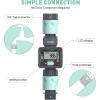 image:imageRAINPOINT Water Flow Meter Water Meter for Garden Hose Flow Meter to Meassure GallonLliter Water Consumption Ideal for Outdoor Garden Watering RV Tank Pool FillingBlueGrey