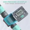 image:imageRAINPOINT Water Flow Meter Water Meter for Garden Hose Flow Meter to Meassure GallonLliter Water Consumption Ideal for Outdoor Garden Watering RV Tank Pool FillingBlueGrey