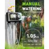 image:imageRAINPOINT Sprinkler Timer 4 Outlets Hose Timer with Brass Inlet with Rain DelayManualAutomatic Controller System Programmable Digital for Lawn Yard 4 ZoneBlue