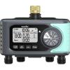 image:imageRAINPOINT Sprinkler Timer 4 Outlets Hose Timer with Brass Inlet with Rain DelayManualAutomatic Controller System Programmable Digital for Lawn Yard 4 ZoneBlue