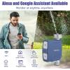 image:imageRAINPOINT WiFi Water Timer Smart Hose Timer with Water UsageBased and Soil MoistureBased Watering System Sprinkler Controller with WiFi Weather Station Hub for Garden Irrigation