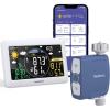 image:imageRAINPOINT WiFi Water Timer Smart Hose Timer with Water UsageBased and Soil MoistureBased Watering System Sprinkler Controller with WiFi Weather Station Hub for Garden Irrigation
