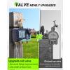 image:imageRAINPOINT 3 Zone Water Timer with Brass Inlet amp Outlet 3 Custom Watering Plans Sprinkler Timer Featuring IP65 WaterproofRain Delay Manual amp Automatic Watering with Large LCD for Yard 2026 VerMetal