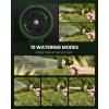 image:imageRAINPOINT Garden Hose Nozzle Heavy Duty  100 Metal Thumb Control Spray Nozzles for Garden Hose High Pressure 10 Patterns Water Hose Nozzle for Car Wash Watering Lawn and Pets GreenBottle Green
