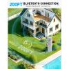 image:imageRAINPOINT WiFi Water Timer Sprinkler Timer for Garden Hose Smart Automatic Irrigation System with Brass Inlet for Yard Lawn APP Remote Control via BluetoothWithout HubBluetooth Connection