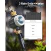 image:imageRAINPOINT WiFi Water Timer Sprinkler Timer for Garden Hose Smart Automatic Irrigation System with Brass Inlet for Yard Lawn APP Remote Control via BluetoothWithout HubWiFi Connection