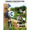 image:imageRAINPOINT WiFi Water Timer Sprinkler Timer for Garden Hose Smart Automatic Irrigation System with Brass Inlet for Yard Lawn APP Remote Control via BluetoothWithout HubBluetooth Connection