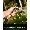 image:imageRainPoint Quick Connect Hose Fittings 34 GHT  Solid Brass Garden Hose Connectors NoLeak Design amp Universal Fit for Instant Connection 2 Sets6