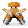 image:imageHose Splitter 2 Way Heavy Duty Outdoor Faucet151C Orange1pcs