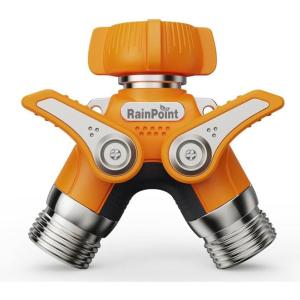image:imageHose Splitter 2 Way Heavy Duty Outdoor Faucet151C Orange1pcs