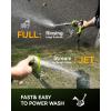 image:imageRAINPOINT Hose Sprayer Nozzle Heavy Duty  8 Spray Patterns Garden Hose Nozzle with Adjustable Flow Control for Watering Plants Washing CarsWashing Pets Thumb Control GreenYellow