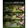 image:imageRAINPOINT Hose Sprayer Nozzle Heavy Duty  8 Spray Patterns Garden Hose Nozzle with Adjustable Flow Control for Watering Plants Washing CarsWashing Pets Thumb Control GreenBlack