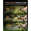 image:imageRAINPOINT Hose Sprayer Nozzle Heavy Duty  8 Spray Patterns Garden Hose Nozzle with Adjustable Flow Control for Watering Plants Washing CarsWashing Pets Thumb Control GreenYellow