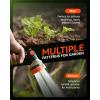 image:imageRAINPOINT Hose Sprayer Nozzle Heavy Duty  8 Spray Patterns Garden Hose Nozzle with Adjustable Flow Control for Watering Plants Washing CarsWashing Pets Thumb Control GreenOrange